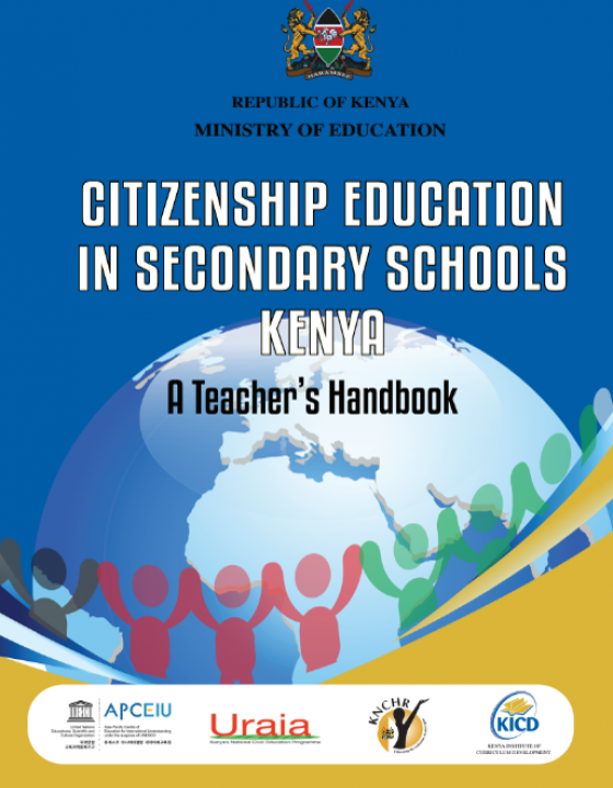 Cover Page for [A Teacher's Handbook] Citizenship Education In Secondary Schools in Kenya