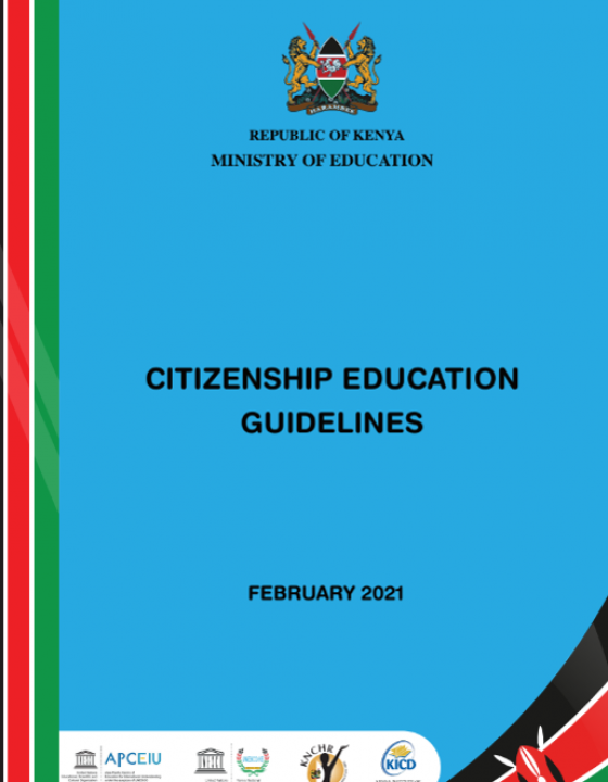 Cover Page for [GCED Guidelines] Citizenship Education Guidelines_Feb 2021