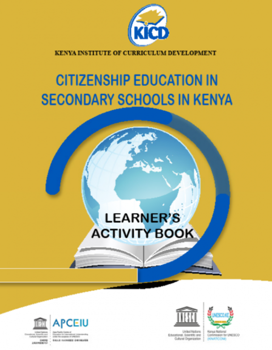 Cover Page for [Learner's Activity Book] Citizenship Education in Secondary Schools in Kenya