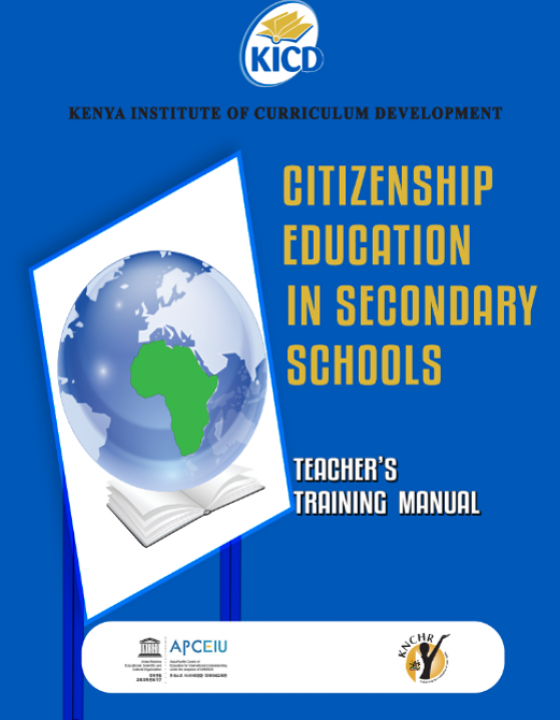 Cover Page for [Teacher's Training Manual] Citizenship Education in Secondary Schools